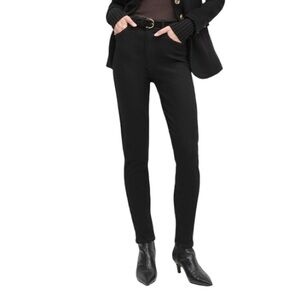 NWT Favorite Daughter Sara super high rise skinny in Victoria (jet black) 26